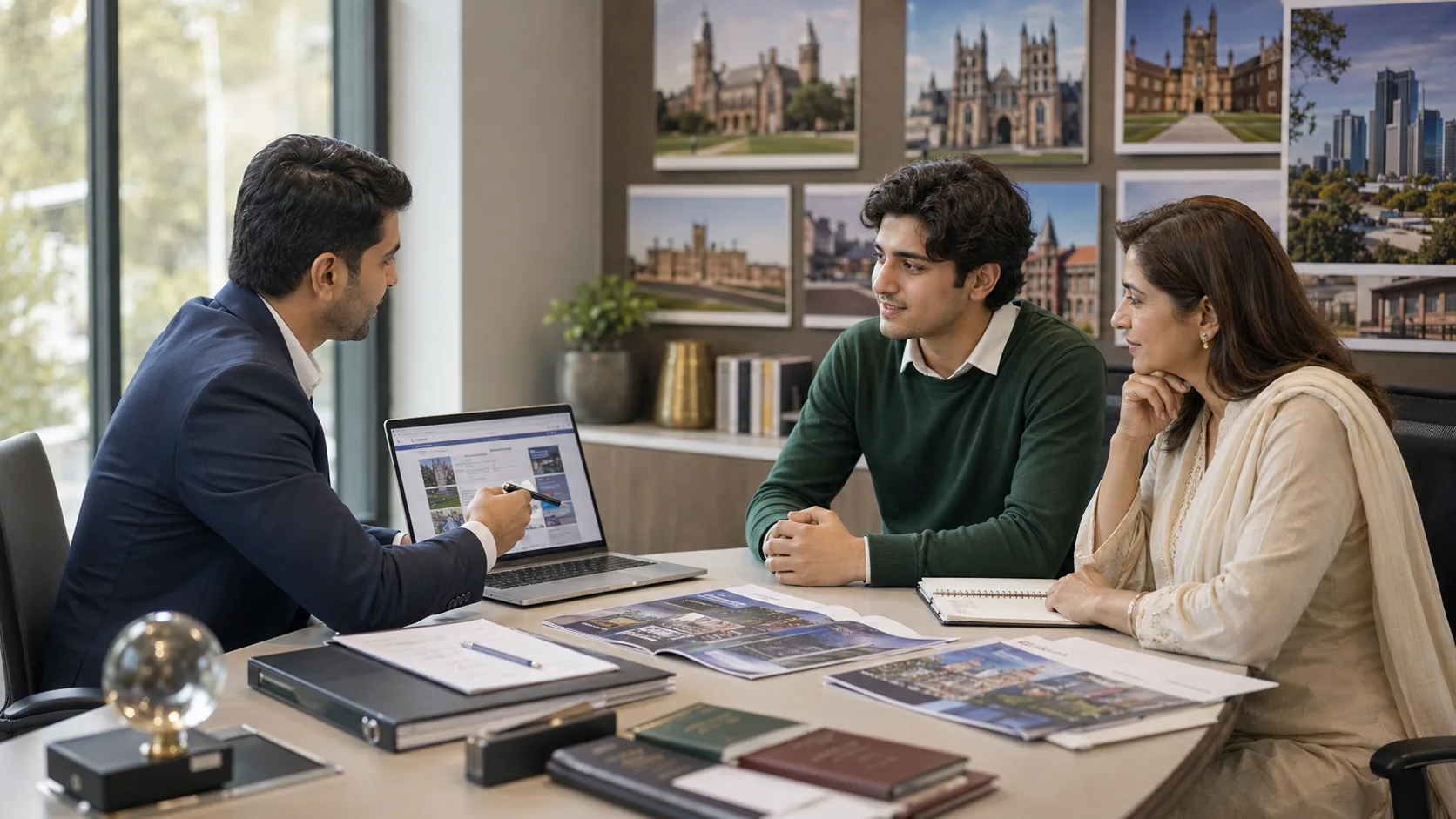 Students planning international education